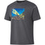 Li Ning Curry China Collection T Shirts Men's Meteorite Gray Hong Kong Crew Neck Moderate