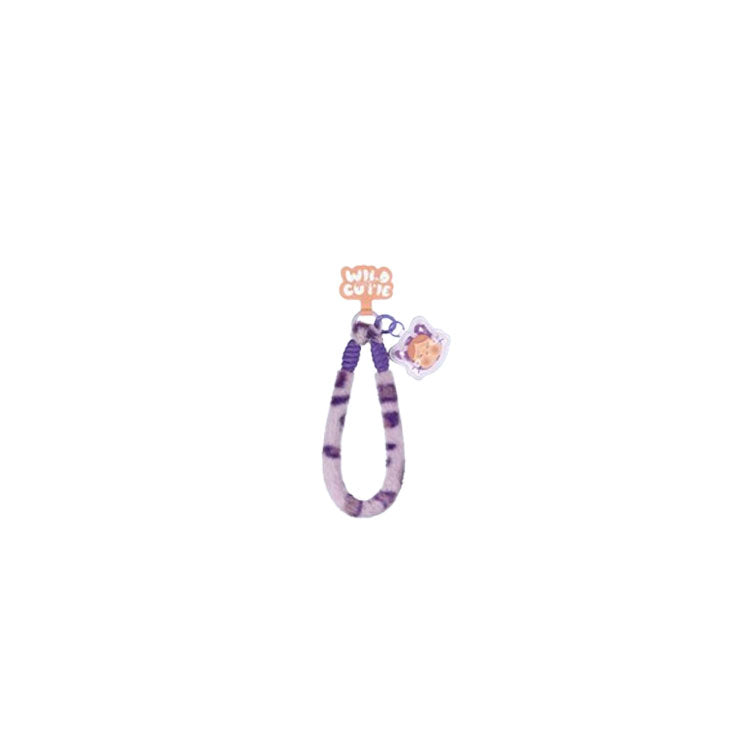 POP MART CRYBABY Leopard Cat Collection Cell Phone Lanyard Mystery Boxes