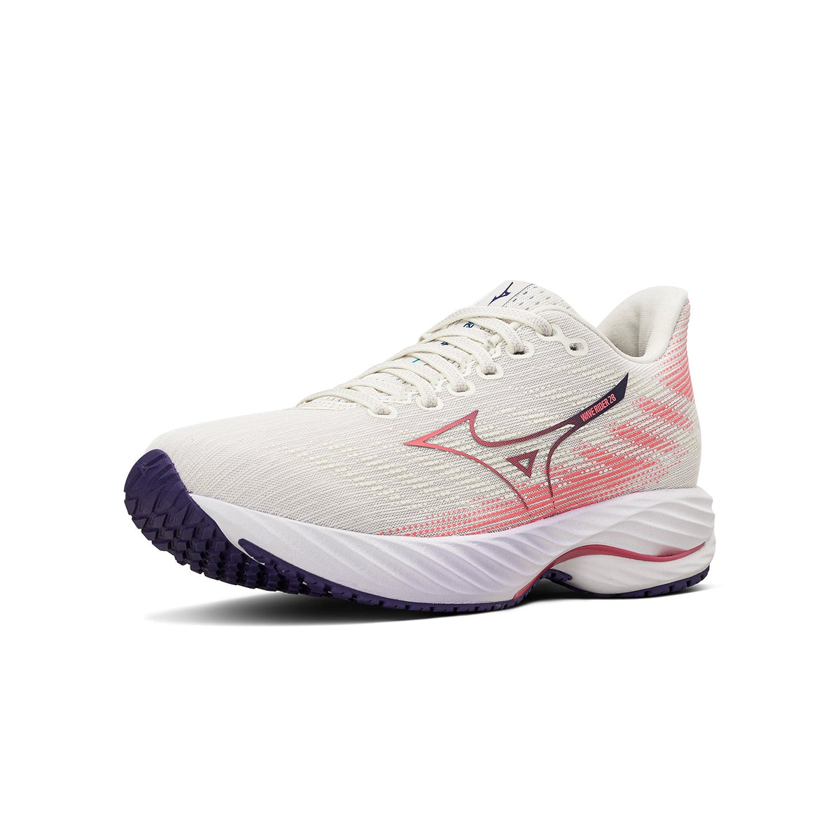 Mizuno Wave Rider 28 'Snow White Camellia Rose' Women | Running Shoes