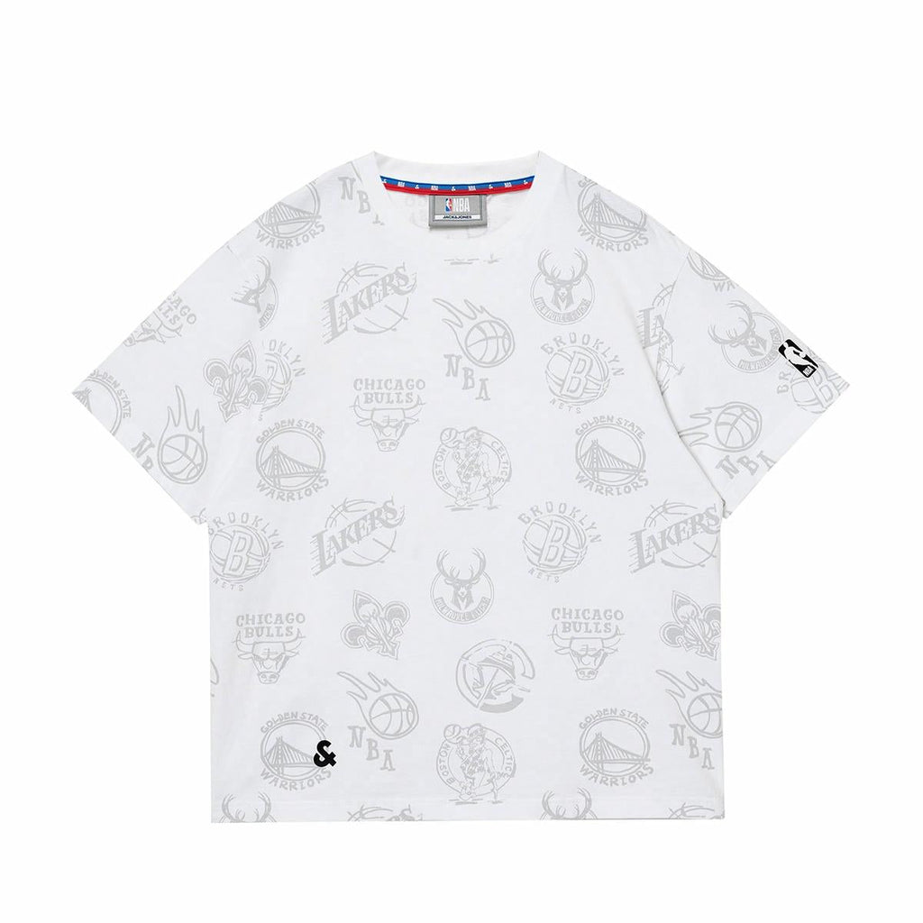 JACK JONES x NBA Unisex Crew Neck Short-Sleeve T-Shirt