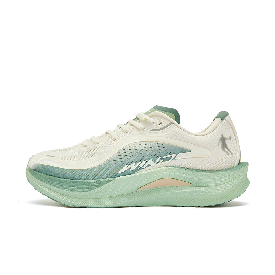 QIAODAN Wind-Running 2.0 'Ivory Jade Green'「Women」 | Running Shoes
