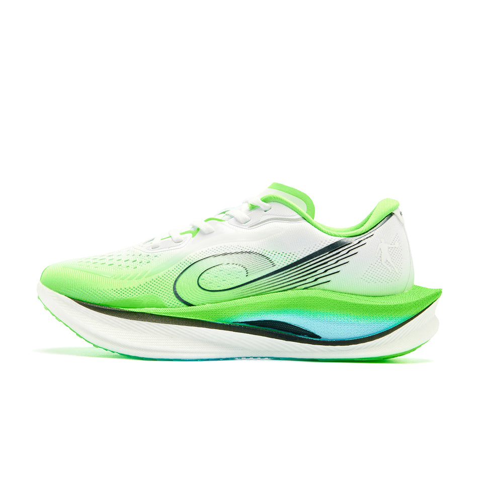 QIAODAN Wind-Running 3.0 'Jordan White Bright Green' | Running Shoes