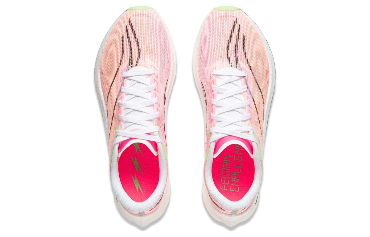 LINING Feidian 4 Challenger 「Women」'Pink White Orange' | Running Shoes
