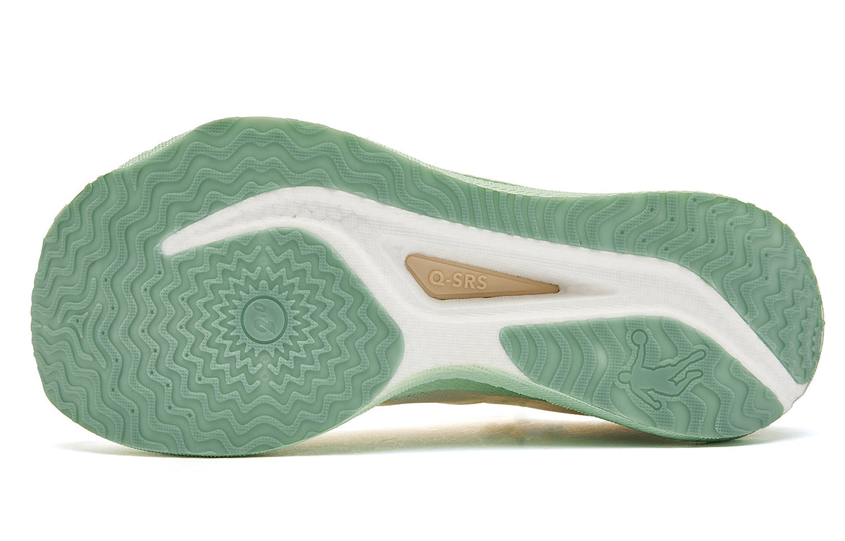 QIAODAN Wind-Running 2.0 'Ivory Jade Green'「Women」 | Running Shoes