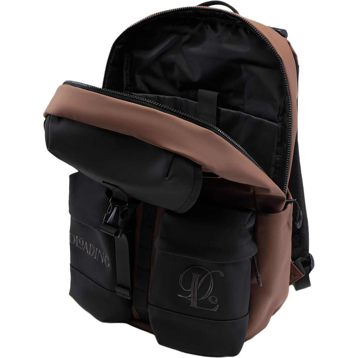LiNing Polyurethane Backpack Regular Unisex Umber & Black