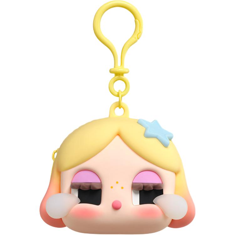 POP MART CRYBABY SHINY Collection Crybaby Doll Earphone Case Gold, Brown Merch