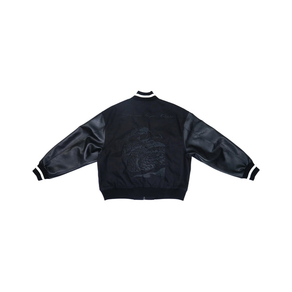 Serious Player Only Baseball Jacket KR Black