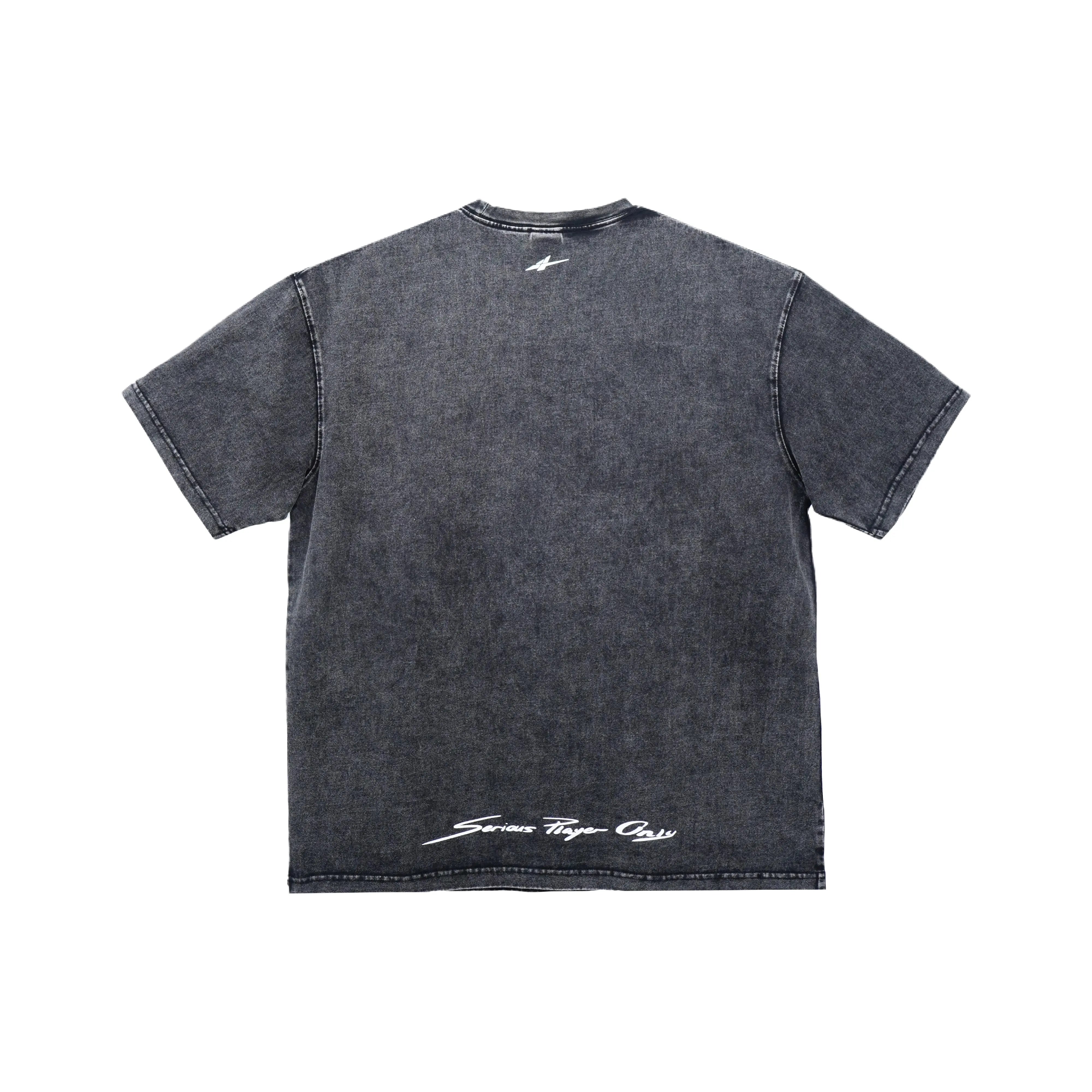 Serious Player Only ALLDAY DryLite Oversize Cut T-shirt KR Edition Washed Black Secondary image