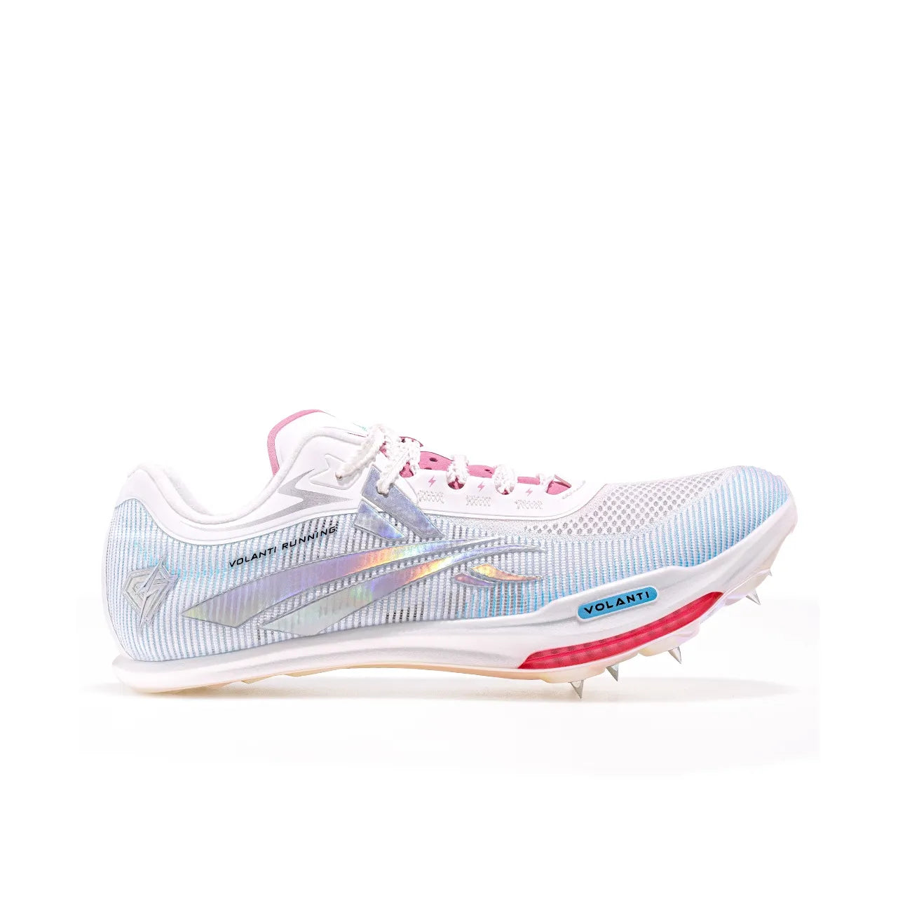 Volanti Rocket Air Cushion Spike Shoes 'Blue/Pink Mismatch' Secondary image