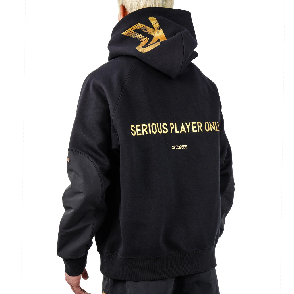 Serious Player Only x KR Pullover Hoodie Black