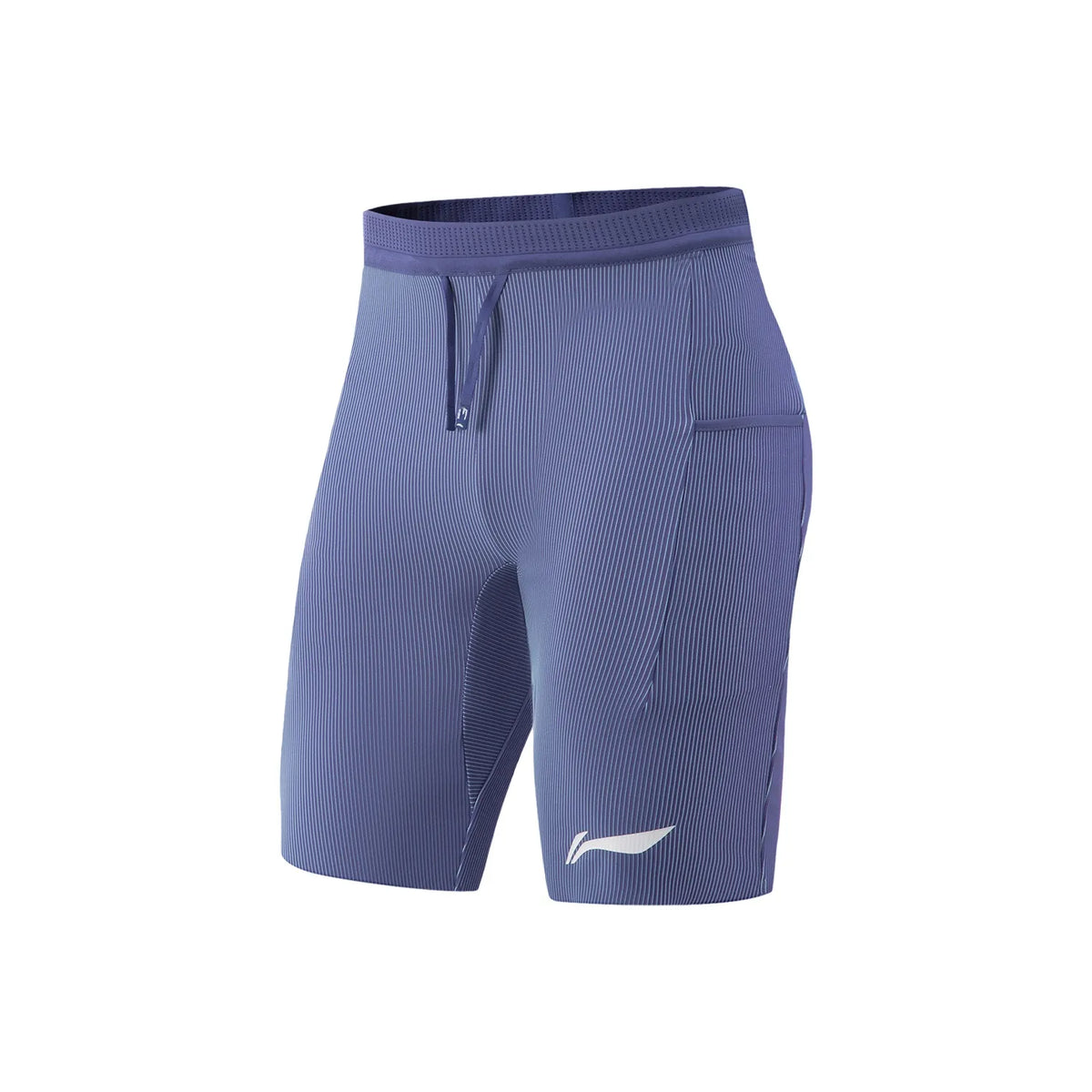 Lining Dragon Flight Sports compression shorts Men 'Black/Blue-Violet'