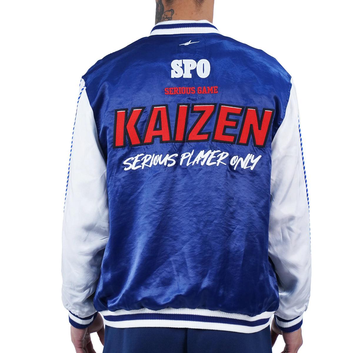 Serious Player Only Vintage Lightweight Jacket KAIZEN Blue