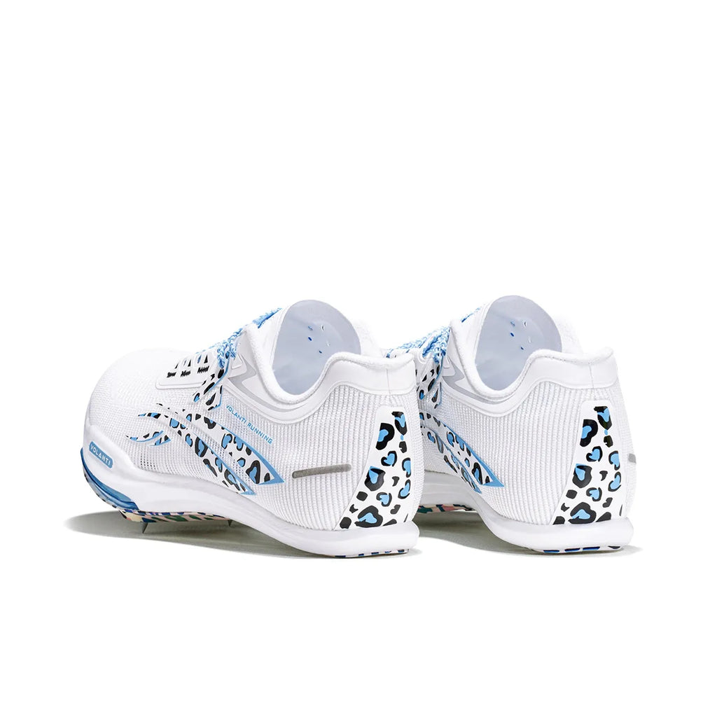 Volanti Rocket Air Cushion Spike Shoes 'Leopard Blue Diamond'