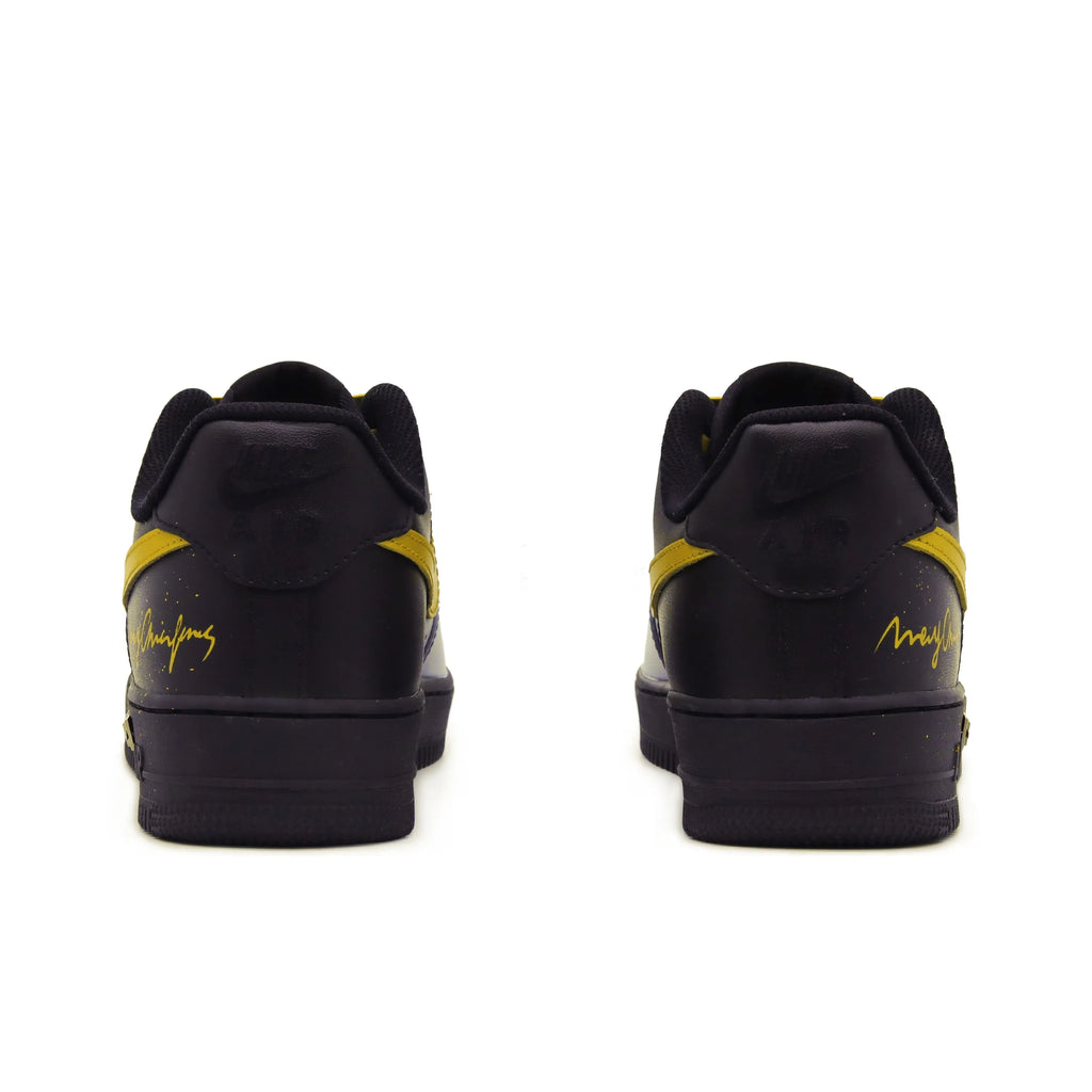 Nike Air Force 1 'Black Gold' [Customized]