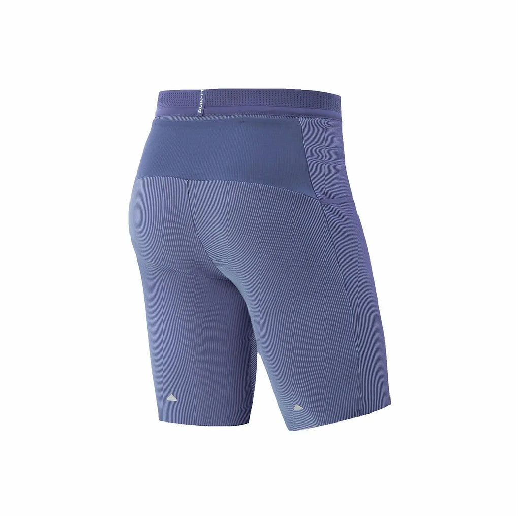 Lining Dragon Flight Sports compression shorts Men 'Black/Blue-Violet'