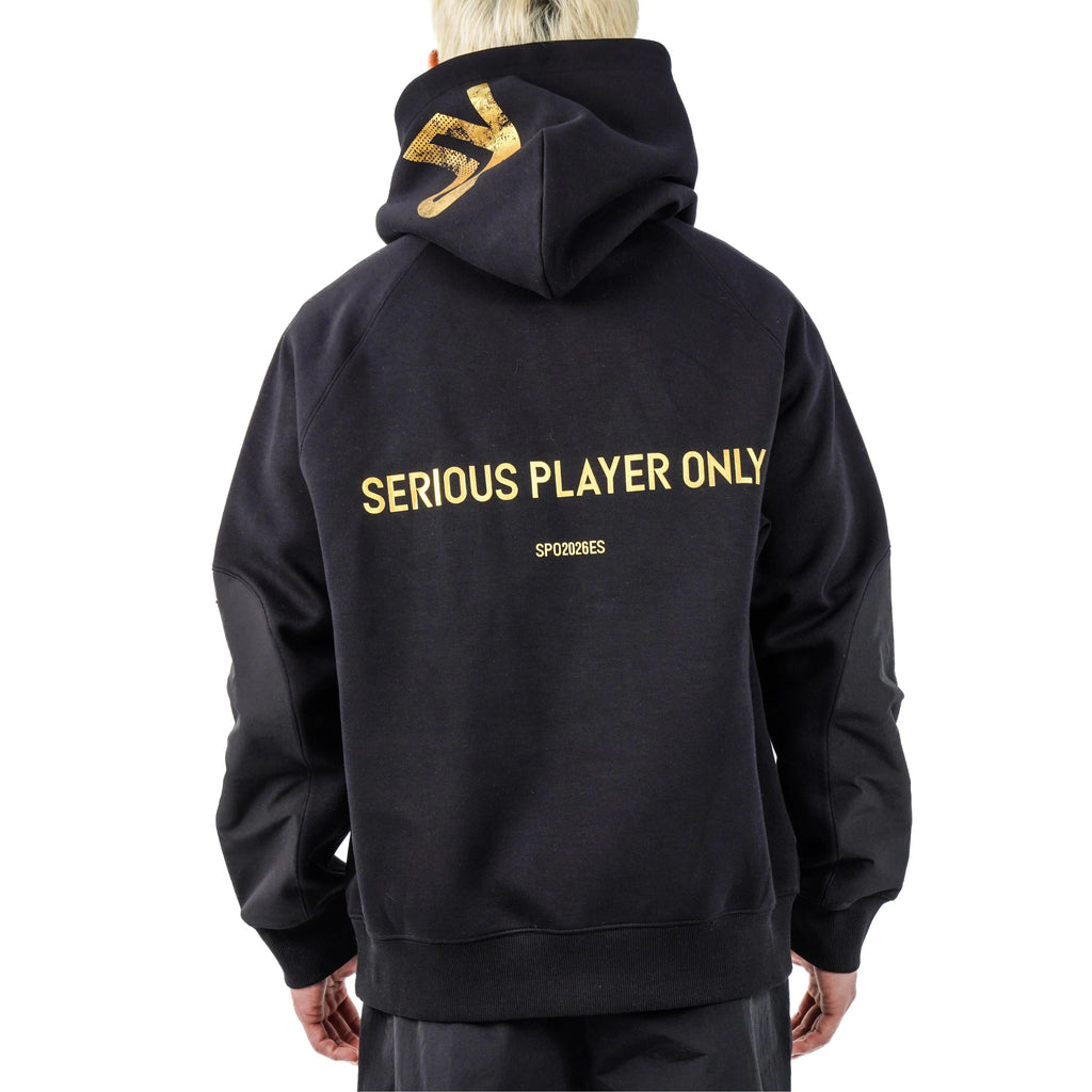 Serious Player Only x KR Pullover Hoodie Black