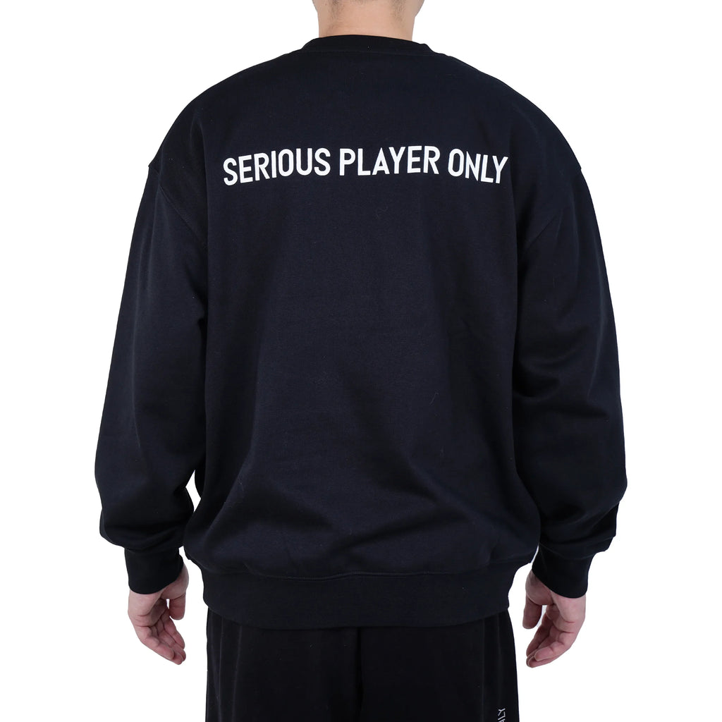 Serious Player Only x KR Pullover Sweatshirt Black