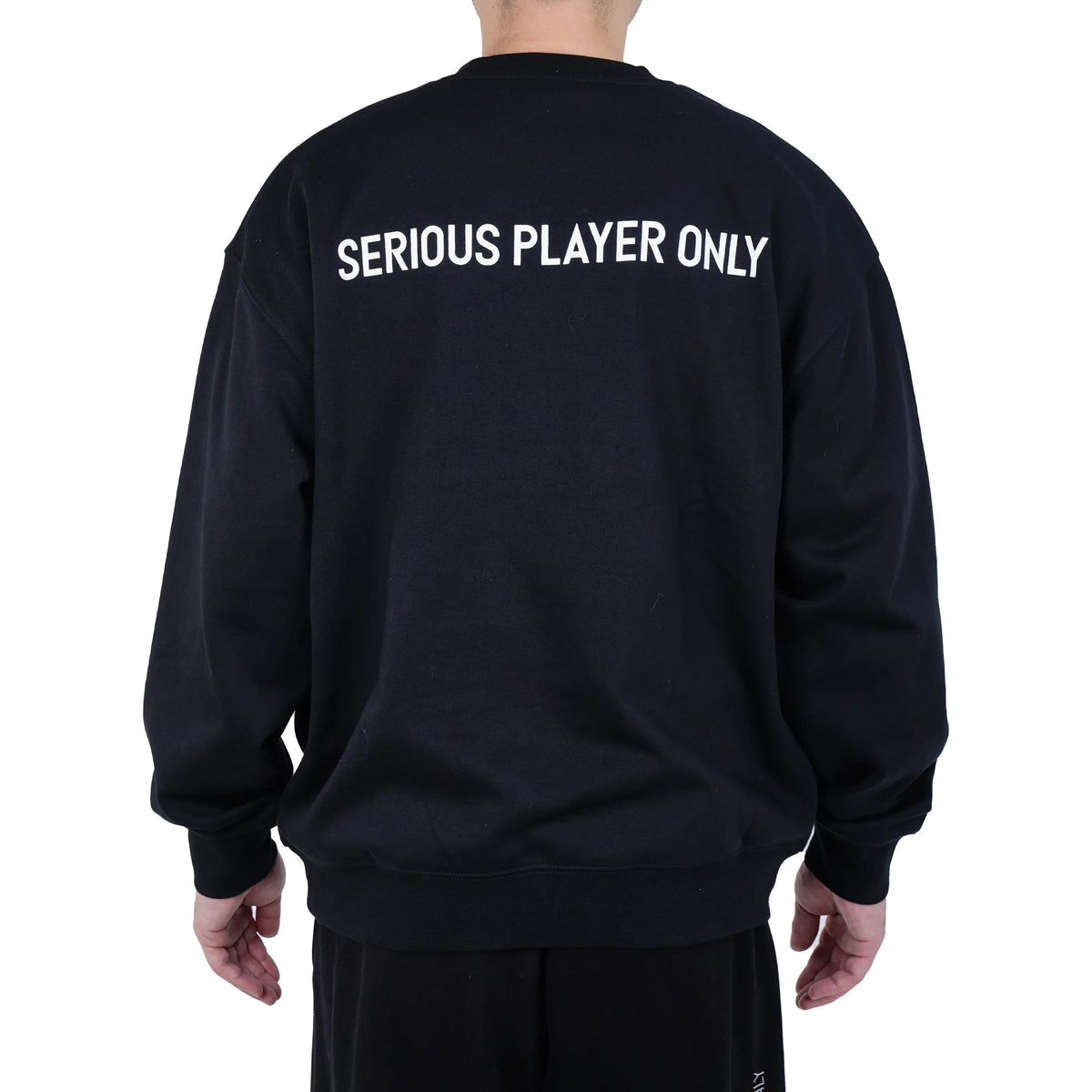 Serious Player Only x KR Pullover Sweatshirt Black