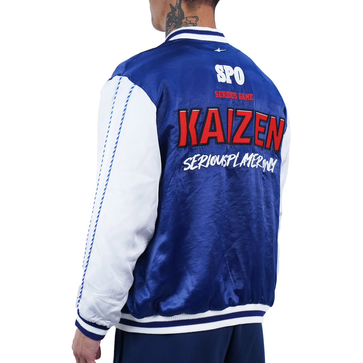 Serious Player Only Vintage Lightweight Jacket KAIZEN Blue