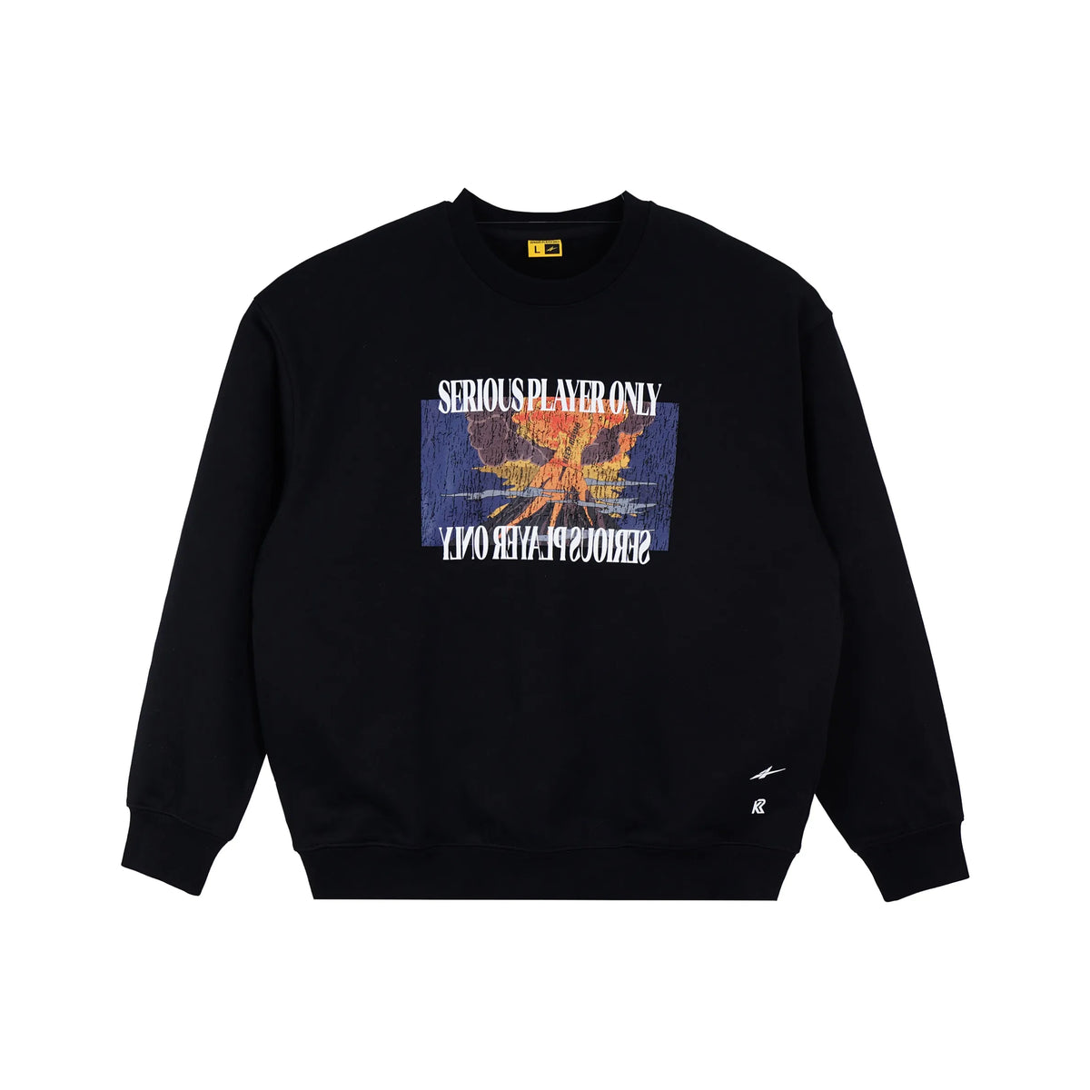 Serious Player Only x KR Pullover Sweatshirt Black Main image
