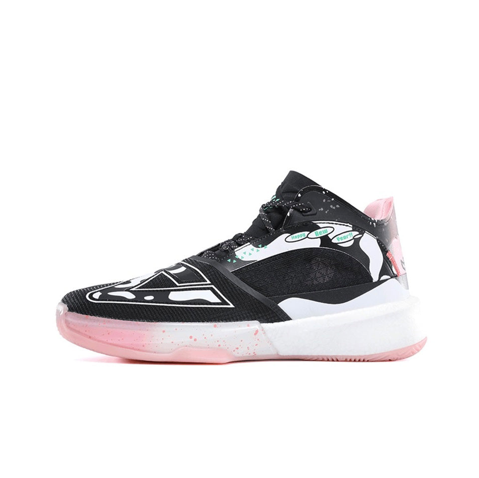 Peak AW Andrew Wiggins Big Triangle 'Black White Pink’ Main image
