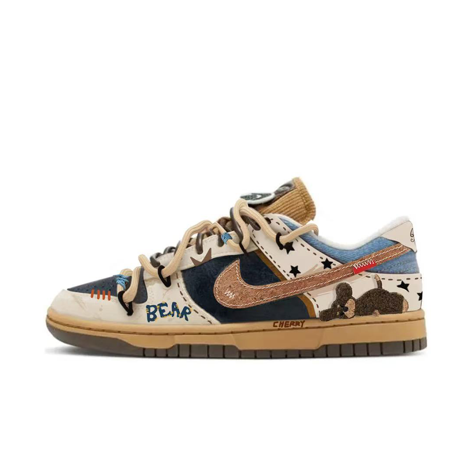 Nike Dunk Low Top 'Panda Bear' [Customized] Main image
