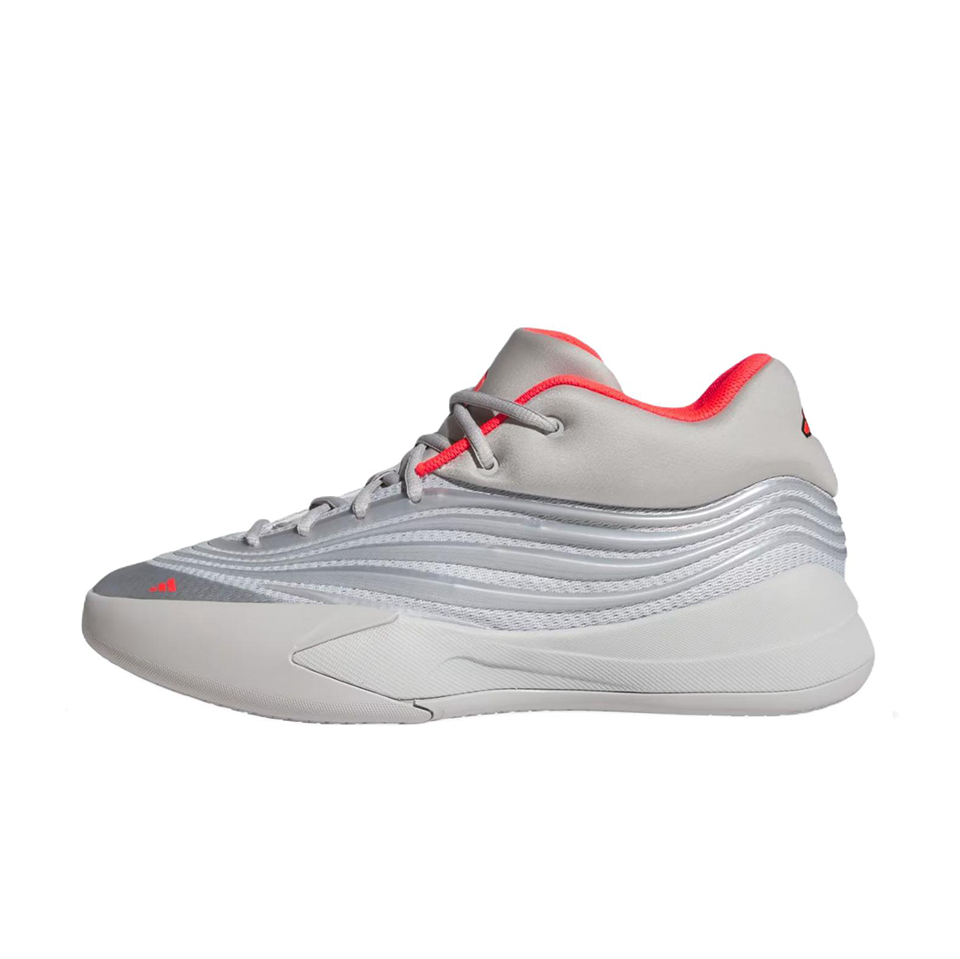 Adidas Dame X 'Silver Metallic Lucid Red' Main image