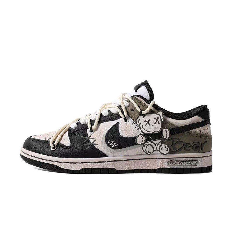 Nike Dunk Low Top 'Ragdoll Bear' [Customized] Main image