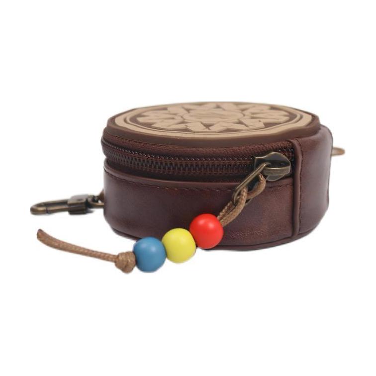 Anta Small Litchi Grain PU Leather Wallet Chestnut Brown Secondary image