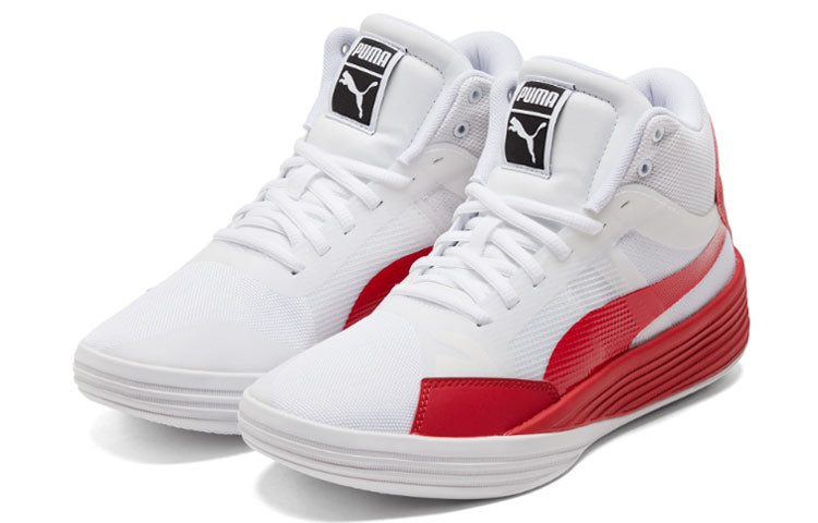 PUMA Clyde All Pro Mid 'White Red' Secondary image