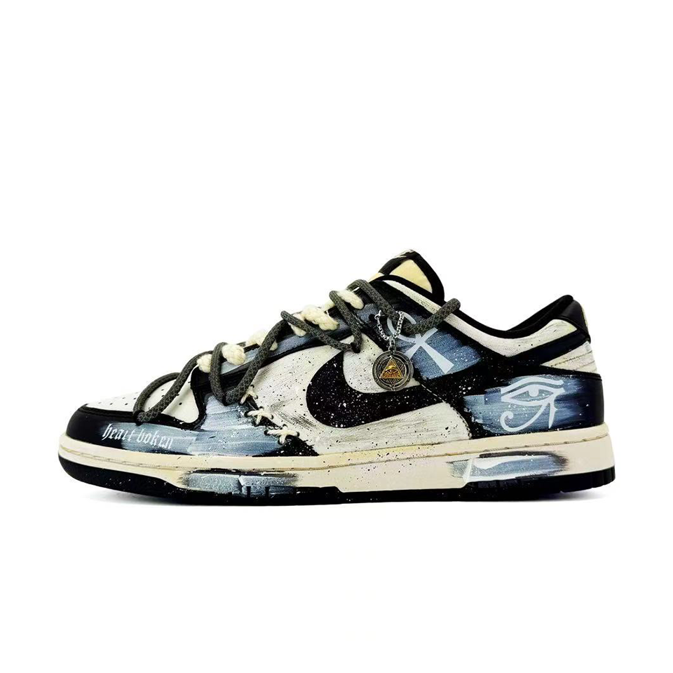 Nike Dunk Low Top 'Mystic Pharaoh' [Customized] Main image