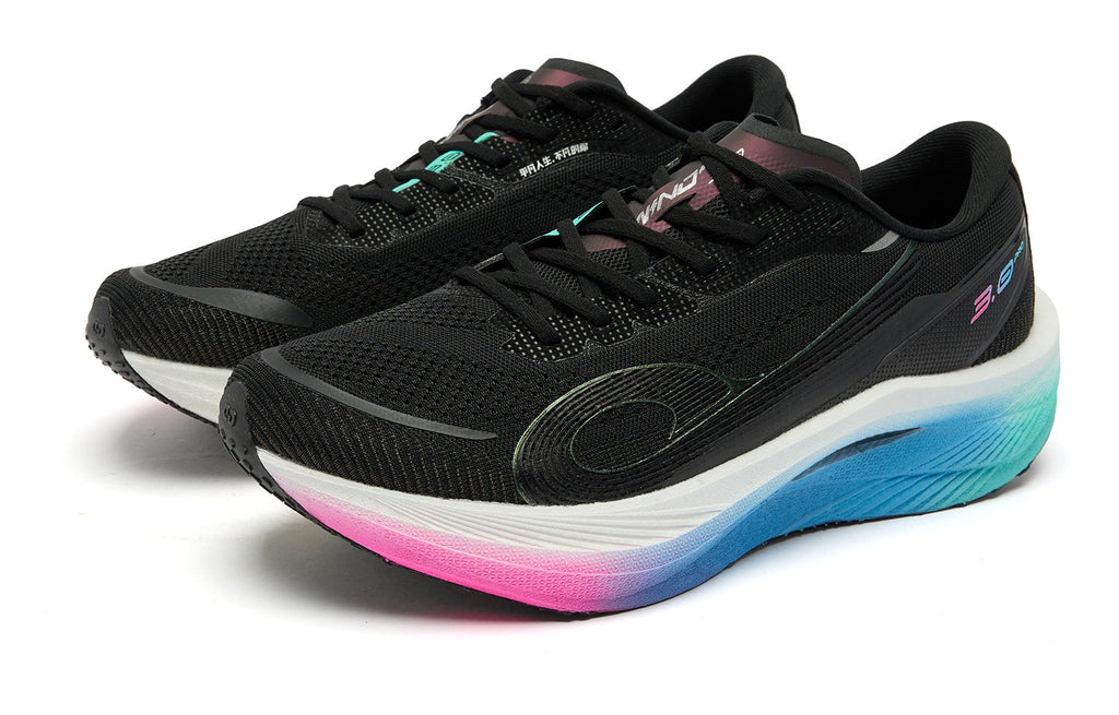 QIAODAN Wind-Running 3.0 PRO 'Black Blue' | Running Shoes