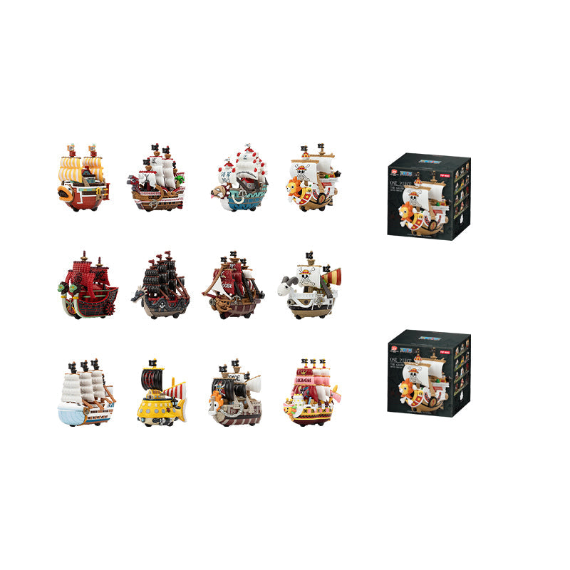 POP MART One Piece The Great Voyage Collection, Hobby Model Vehicles Mystery Boxes Single Mystery Box/Full Box 12 Pcs
