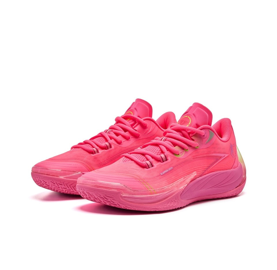 Qiaodan Fangs 3.0 ‘Neon Pink Flash Green’ Secondary image