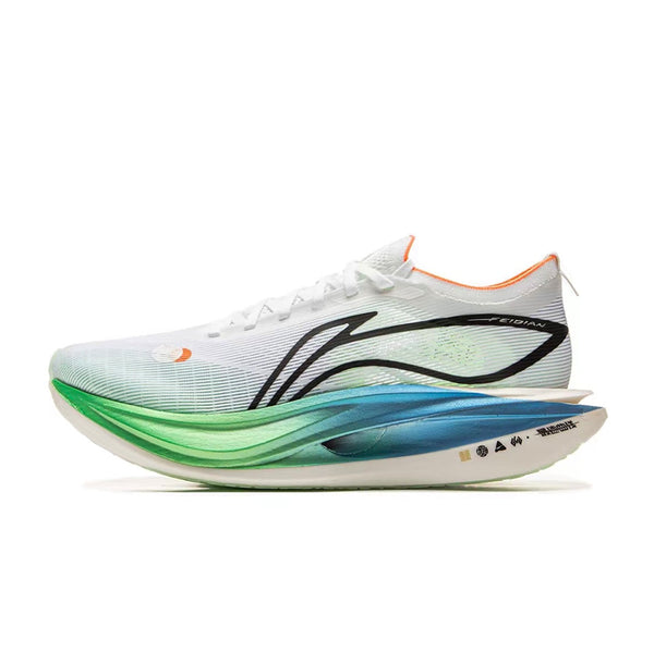 LiNing Feidian 5 Elite 'White Green Blue' | Running Shoes