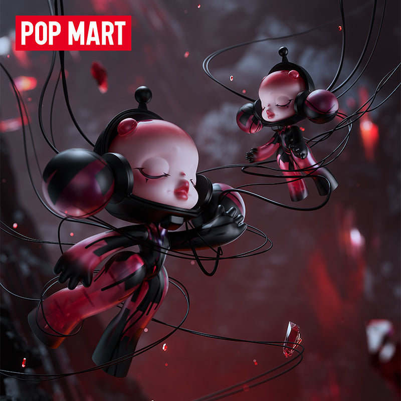 POP MART Mega Skullpanda Red Crystal 400%