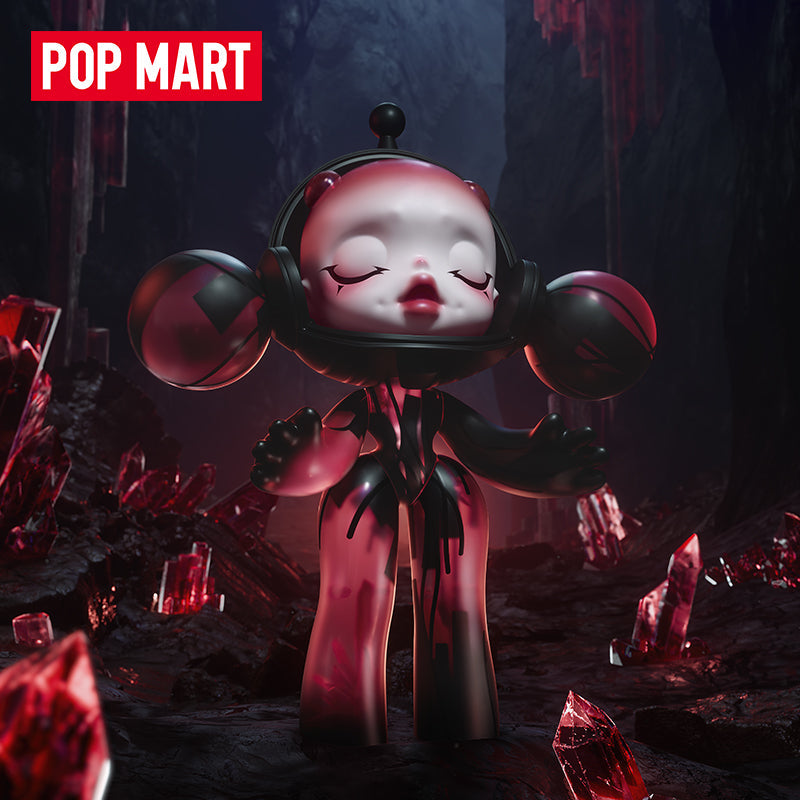 POP MART Mega Skullpanda Red Crystal 400%