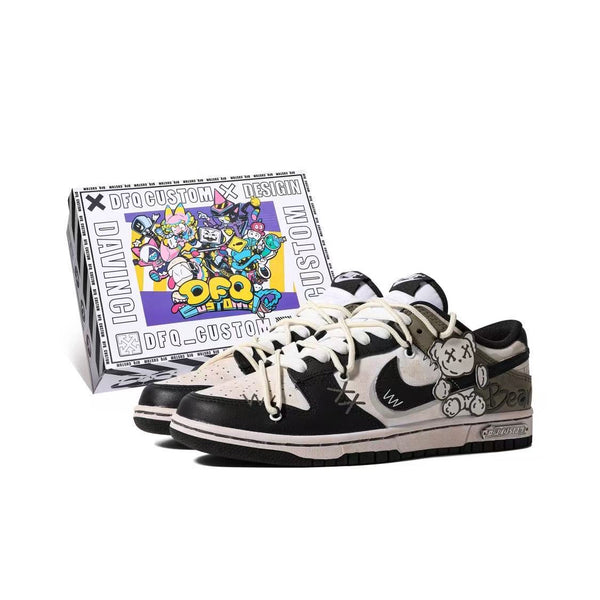 Nike Dunk Low Top 'Ragdoll Bear' [Customized]