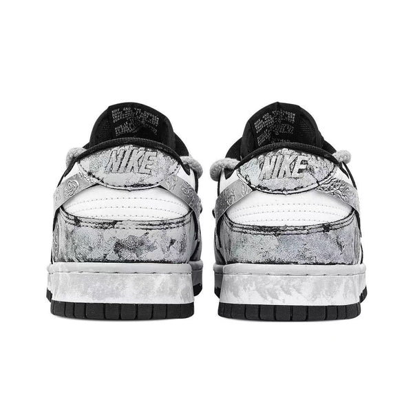 Nike Dunk Low Top 'Silver Bloom' [Customized]