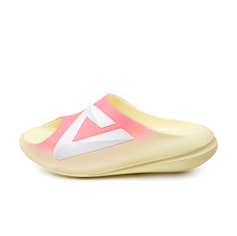 PEAK Taichi Little Chubby Slippers 'Pink Yellow' Main image
