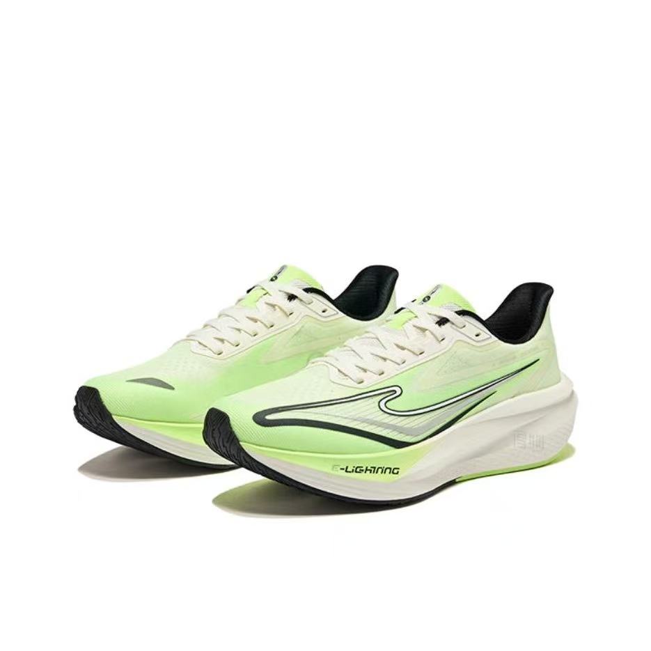 ERKE Lightning 5 'White Green' | Running Shoes Secondary image