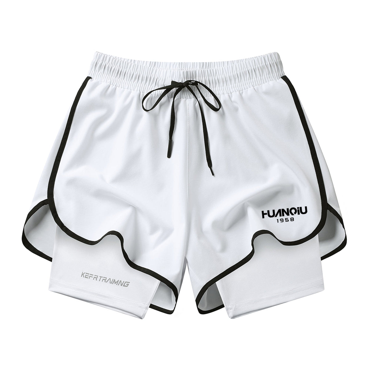 HUANQIU Tight-Fitting Sports Shorts