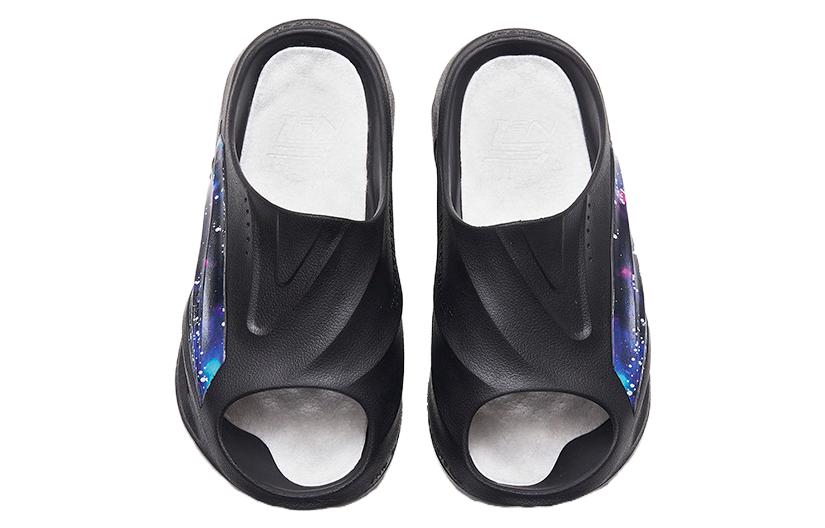 ANTA Slippers Nitrogen Bubble 'Black Purple'