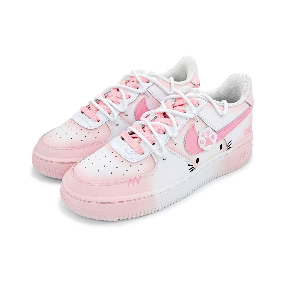 Jordan Air Force 1 'Momo Kitty' [Customized] Secondary image