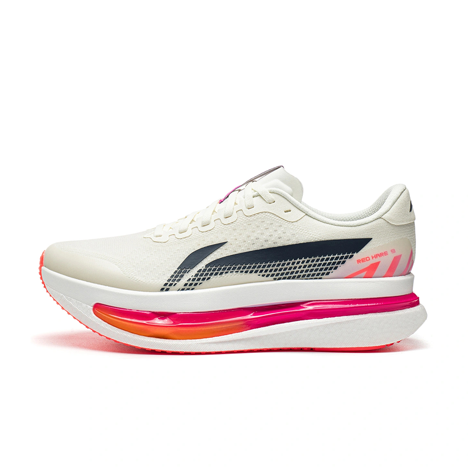 LiNing Red Hare 9 ULTRA 'White Red Grey' | Running Shoes Main image