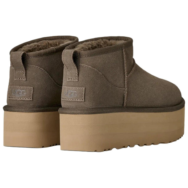 UGG Classic Ultra Mini 'Black Brown' 「Women」