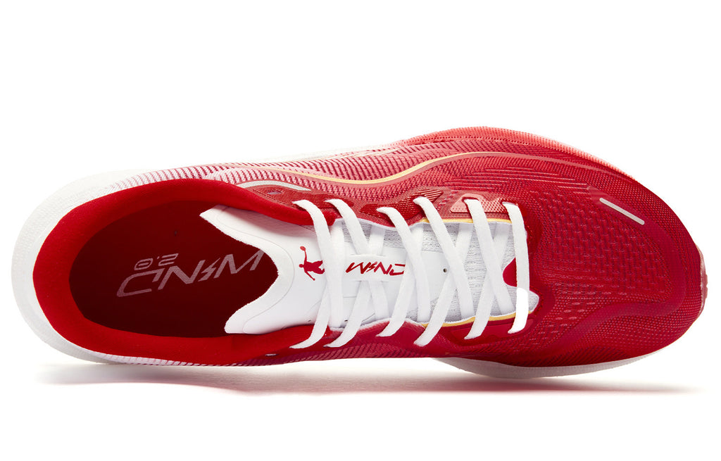 QIAODAN Wind-Running 2.0 'Tomato Red Jordan White' | Running Shoes