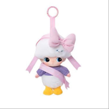 POP MART Dimoo World X Disney Series Vinyl Plush Keychain Single Blind Box