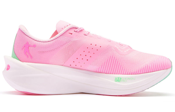 QIAODAN Feiying PB4.0 'Cherry Blossom Pink Aurora Green' | Running Shoes