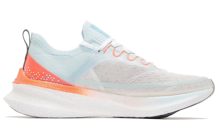 LiNing Feidian Challenger 「Women」'White Blue Orange' | Running Shoes